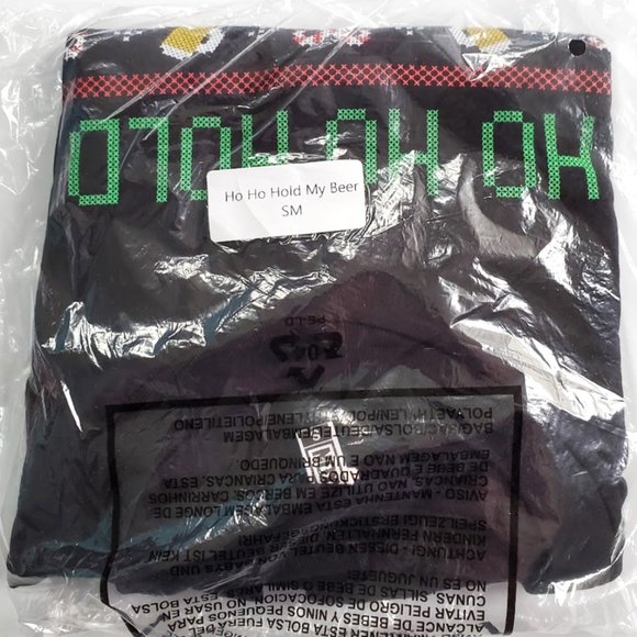 Dixxon HO HO HOLD MY BEER Men's Long Sleeve T-Shirt S - Picture 7 of 11